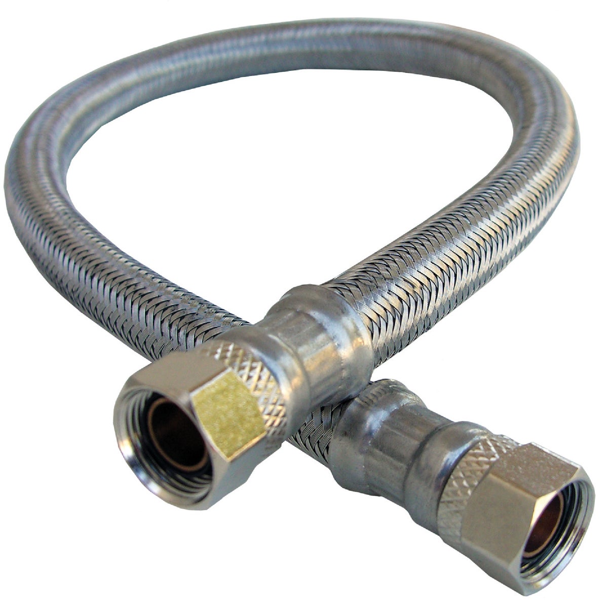 3/8 In. C X 3/8 In. C X 20 In. Braided Stainless Steel Flex Line Connector