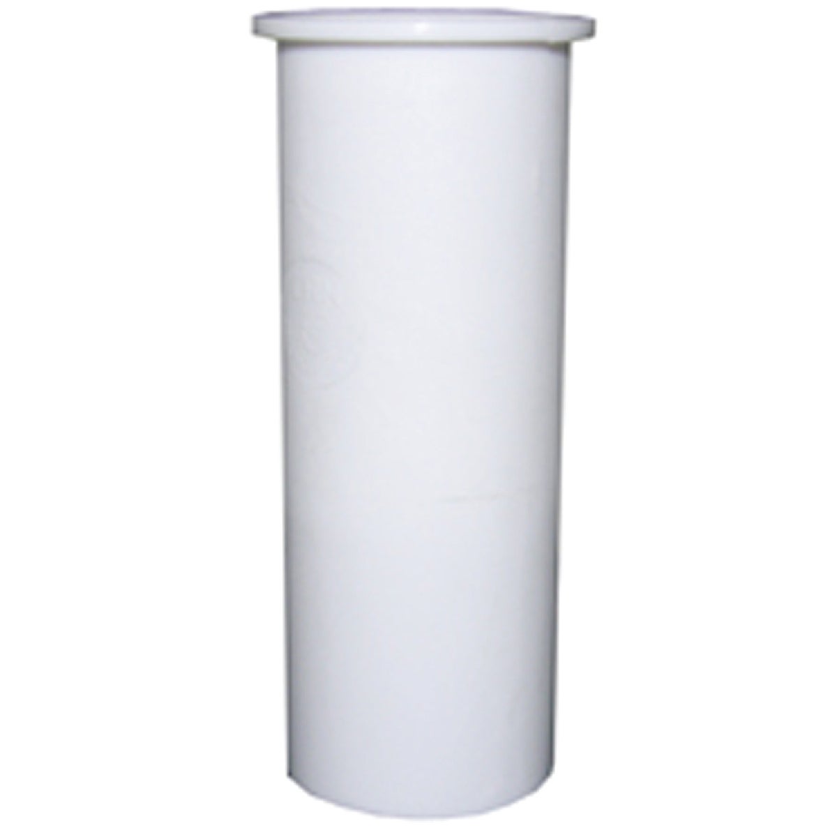 1-1/2 In. Od X 6 In. White Plastic Flanged Tailpiece For Sinks
