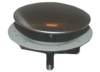2-inch Chrome Faucet Hole Cover – Universal Wing Nut Style