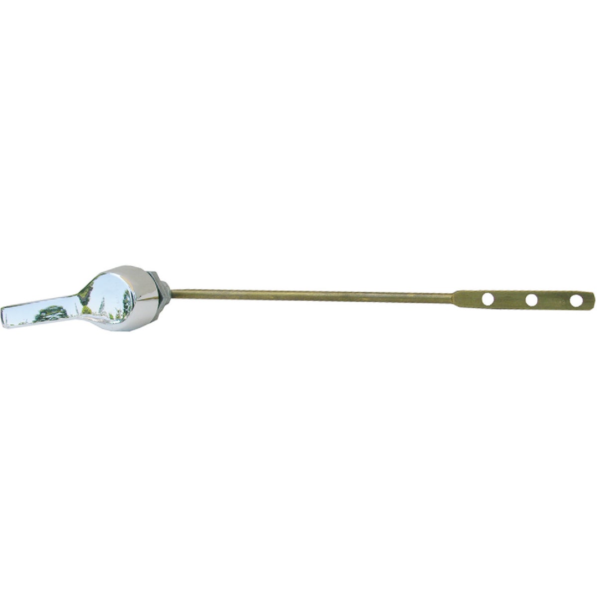 Deluxe Chrome Toilet Tank Flush Lever With Metal Arm, Model 04-1763