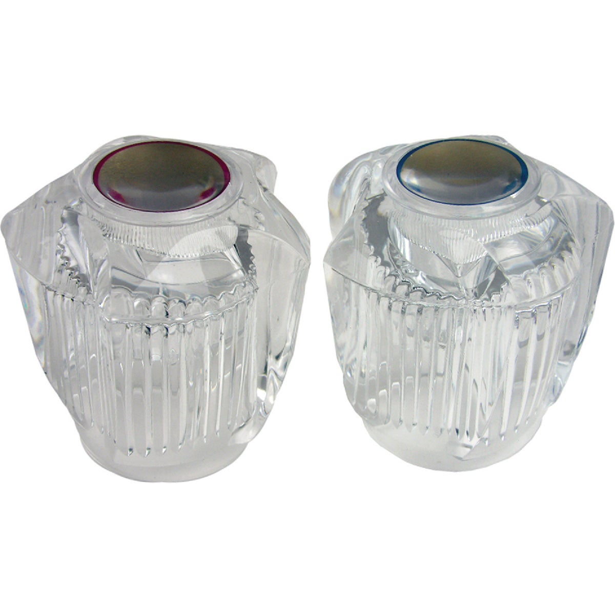 Small Acrylic Universal Clear Faucet Handle With Set Screw Adapter