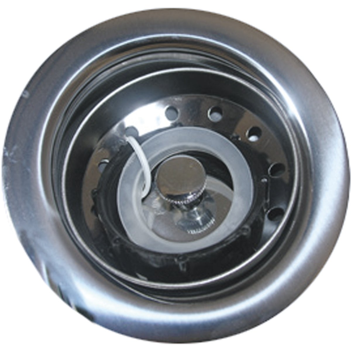 3-1/2 Inch Chrome Plated Plastic Body Kitchen Sink Basket Strainer Assembly