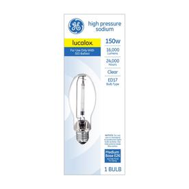 150 Watt High Pressure Sodium Light Bulb, Medium Base, 2000 Kelvin