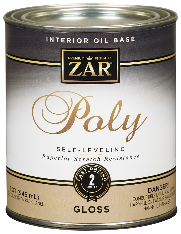 Ultra Interior Polyurethane Clear Gloss, Oil-based, Quart – Fast Drying Finish