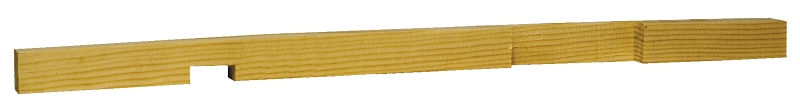 3/4 In. W. X 3/4 In. H. X 14-3/4 In. L. Wood 10-frame Beehive Entrance Reducer
