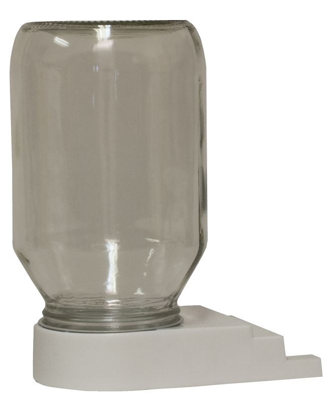 1 Quart Beehive Entrance Feeder With Glass Jar