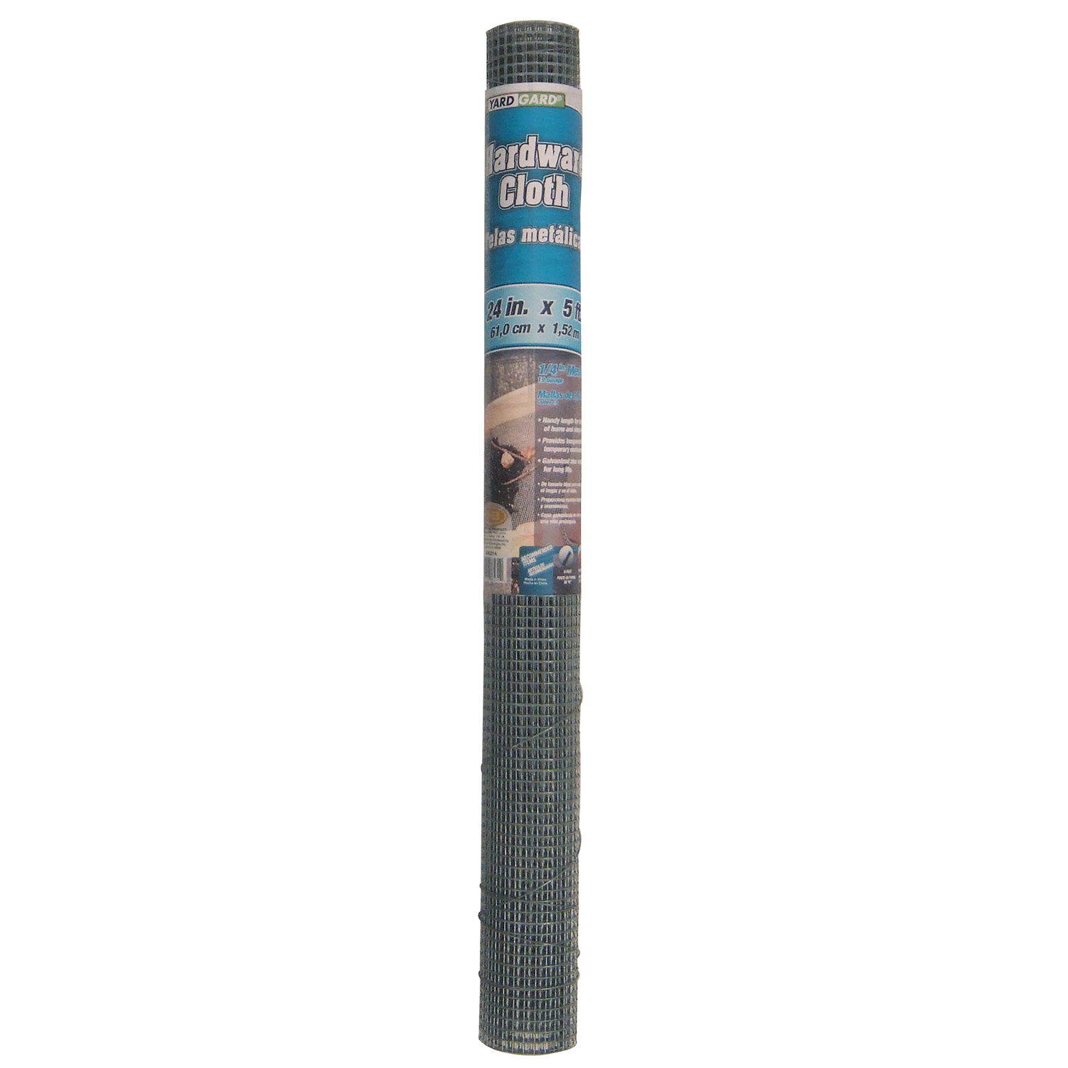 24 In. H X 60 Ft. L Galvanized Steel Hardware Cloth 1/4 In. Mesh