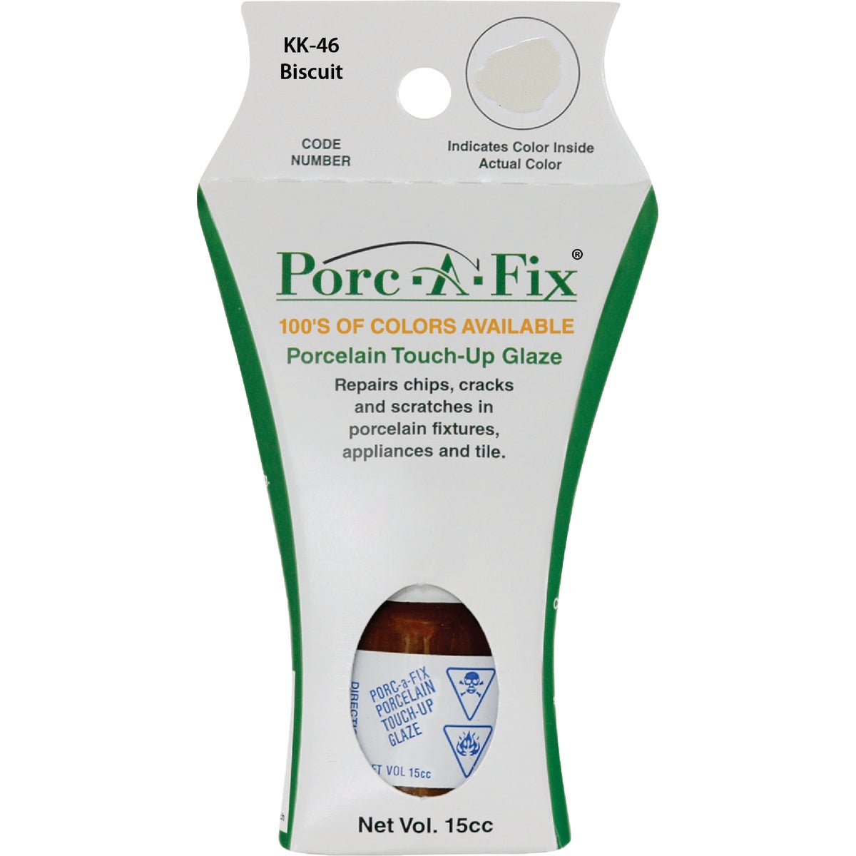 Porc-a-fix Kohler Biscuit Porcelain Touch-up Paint, 15cc