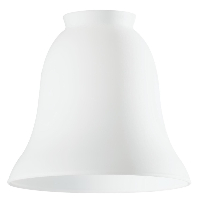 White Opal Glass Ceiling Fan Light Shades, 2-1/4 In.