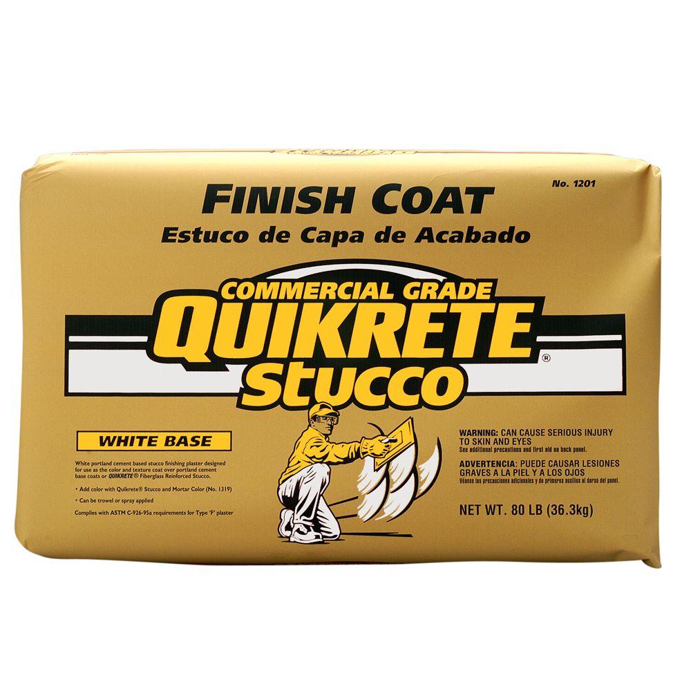 80-lb. Gray Finish Coat Stucco For Concrete & Masonry Projects
