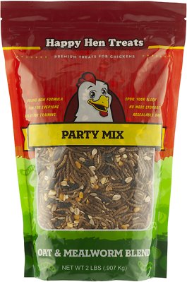 Poultry Mix With Mealworm & Oats, 2 Pounds