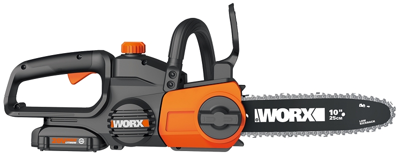 20-volt Cordless Chainsaw, 10 Inch Bar With Battery And Charger