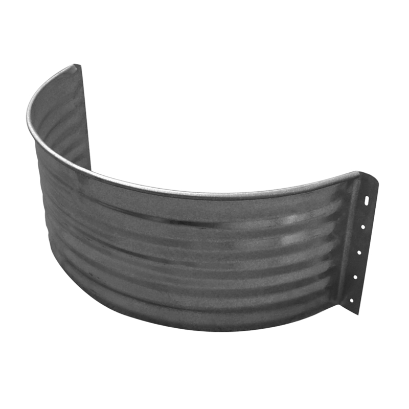 24 In. H X 37 In. W Galvanized Steel Area Wall