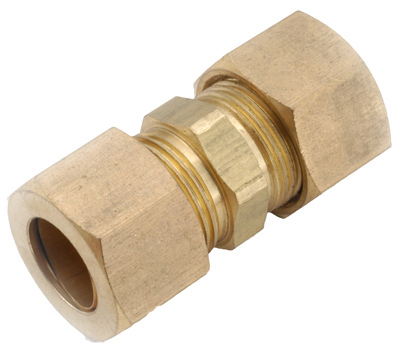Lead-free Brass Compression Union, 5/16 X 5/16 Inches