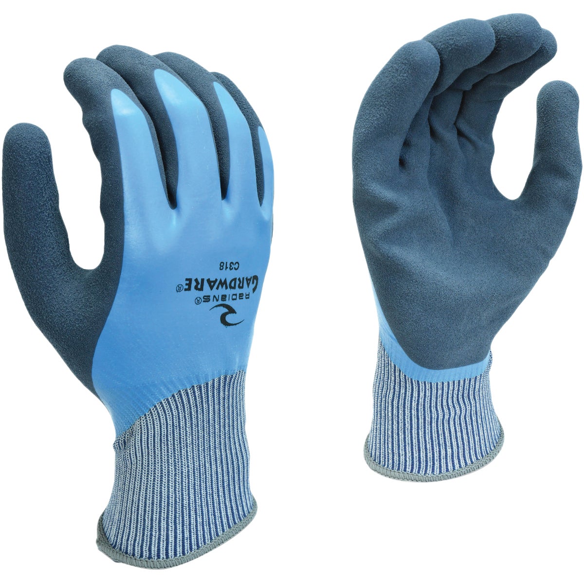 Liquidproof Latex-coated Gloves, Medium Size, Double Dipped For Maximum Protection