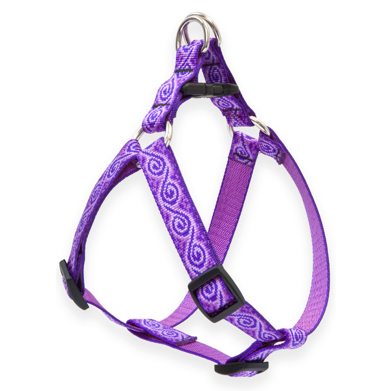 Step-in Dog Harness, Non-restrictive Jelly Roll Design, 3/4 X 15 To 21-in.
