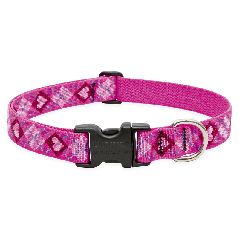 Adjustable Puppy Love Dog Collar, 1 X 12 To 20-inches, Ideal For Medium Dogs