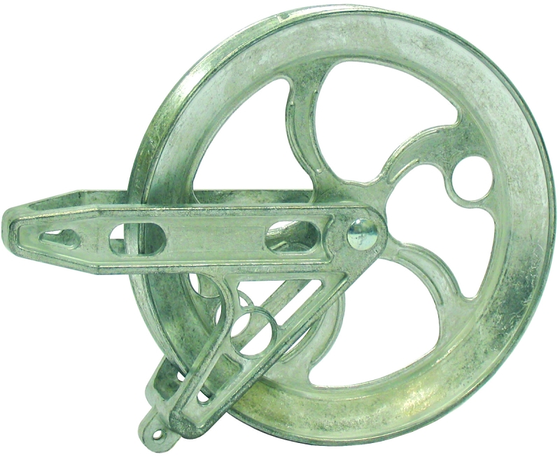 6.5-inch Standard Metal Clothesline Pulley – Heavy Duty Rustproof Design