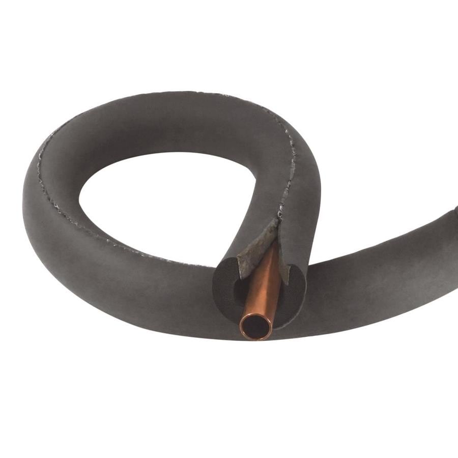 Rubber Pipe Insulation, Self-sealing, 3/4-inch I.d. X 1/2-inch Wall X 6-feet