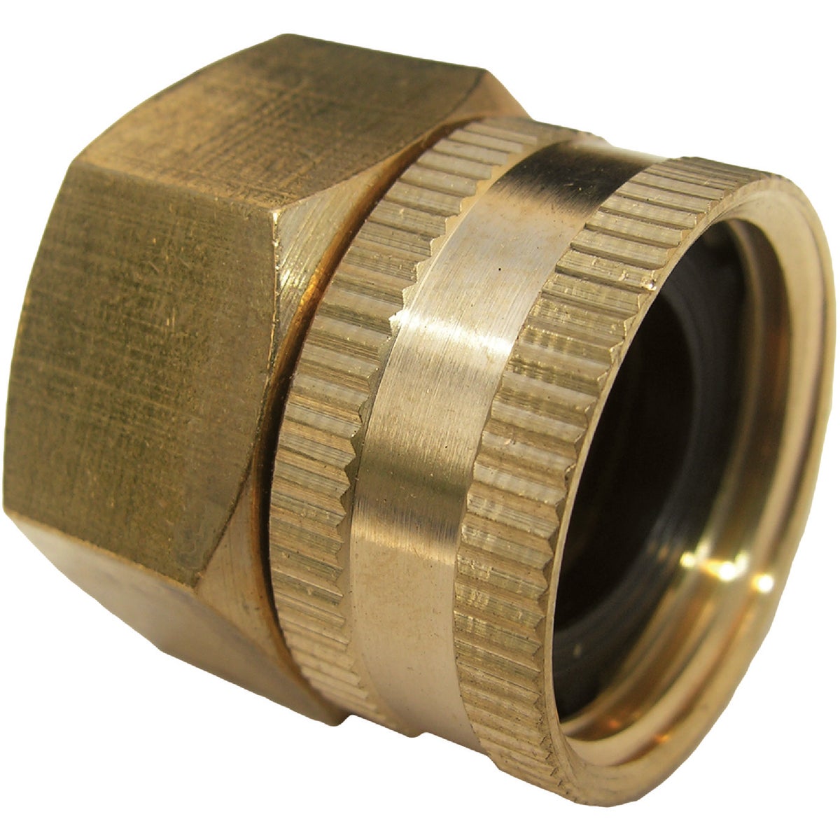 3/4 In. Fht X 3/4 In. Fpt Brass Adapter For Garden Hose