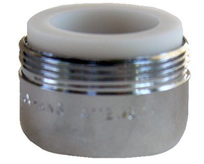 1.2 Gpm Chrome-plated Dual Thread Aerator, 55/64 In. Male Connection