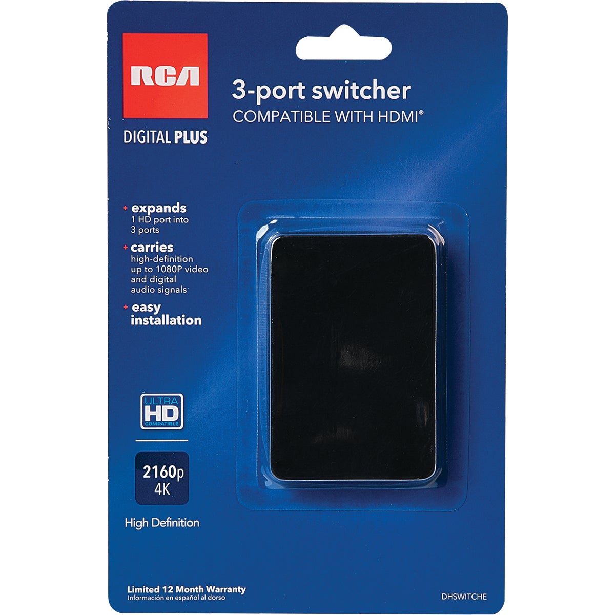 1 Hdmi Port To 3 Hdmi Port Switcher Adapter – Model Dhswitche