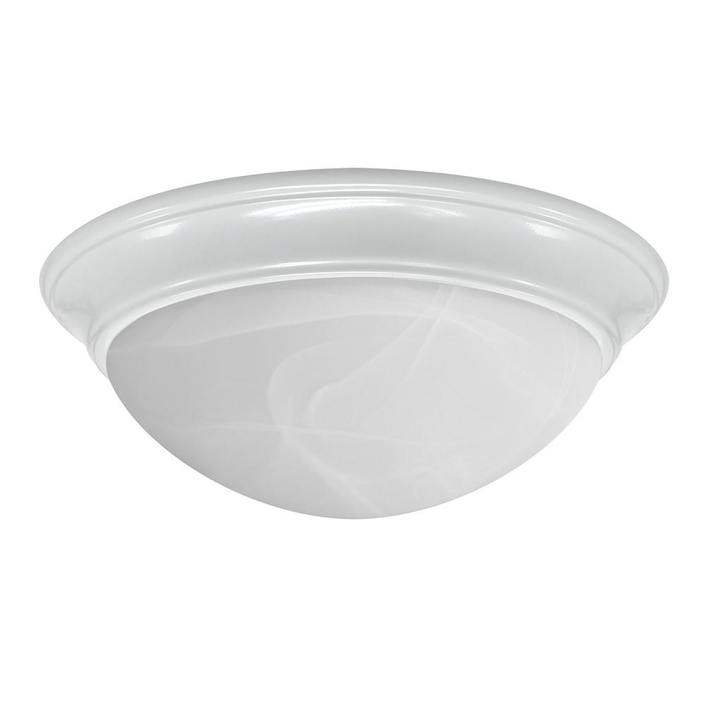 21-watt Round Led Ceiling Light Fixture, Flush Mount, 13-inch, White