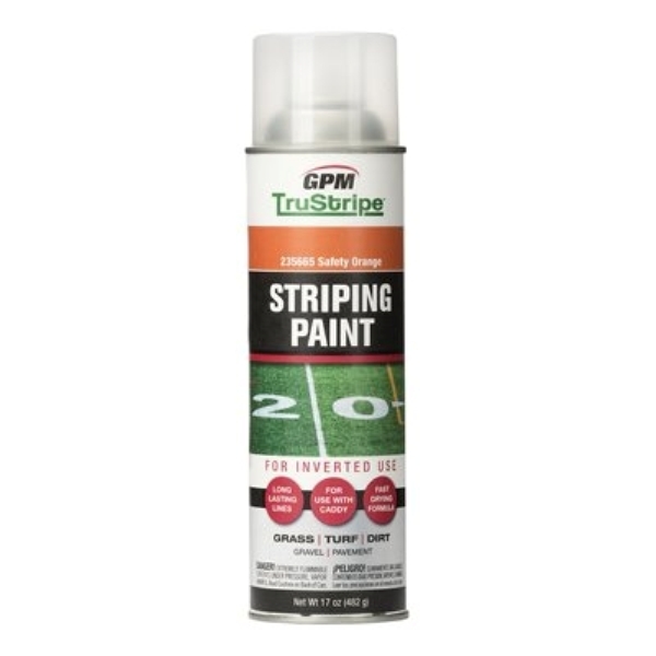 Inverted Aerosol Striping Paint, Safety Orange, 17 Ounce – Model Invstr-5