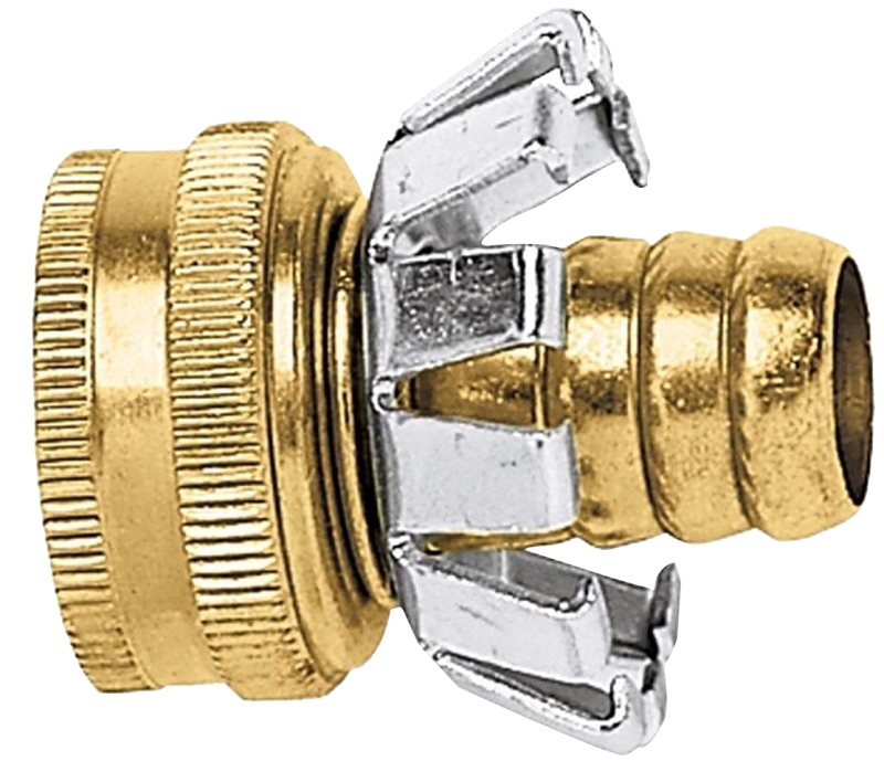 801204-1002 Female 1/2-inch Brass Hose Repair Coupler For Hot Water Hoses