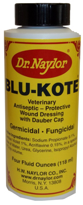 Blu-kote Animal Antiseptic, 4-ounce Pump For Livestock Health