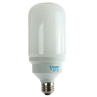 20 Watt Compact Fluorescent Bullet Shape Light Bulb – Energy Saving Super White