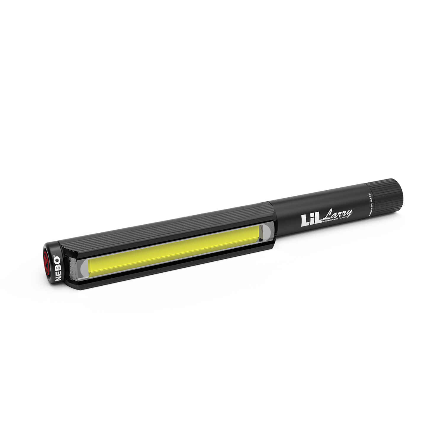 Lil Larry 250 Lumens Black Led Cob Flashlight With Aaa Battery