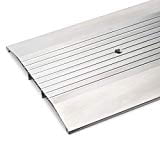7 Inch Wide X 1/2 Inch Heavy Duty Corrugated Aluminum Threshold – 3 Feet Long, Made In Usa