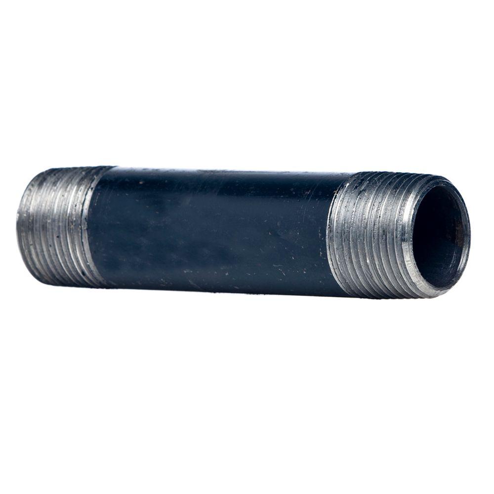 1 Inch X 10 Inch Black Steel Nipple Pipe Fitting – Model 585-100hn