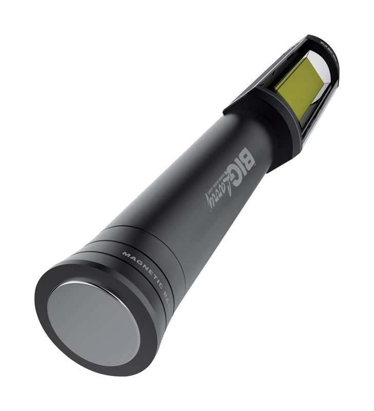 Big Larry 400 Lumens Black Led Cob Flashlight With Aa Battery