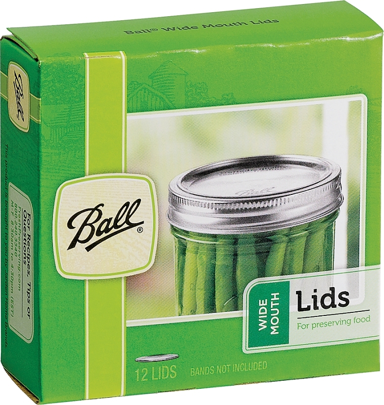 Dome Canning Jar Lids, Wide Mouth, 12-Pk.