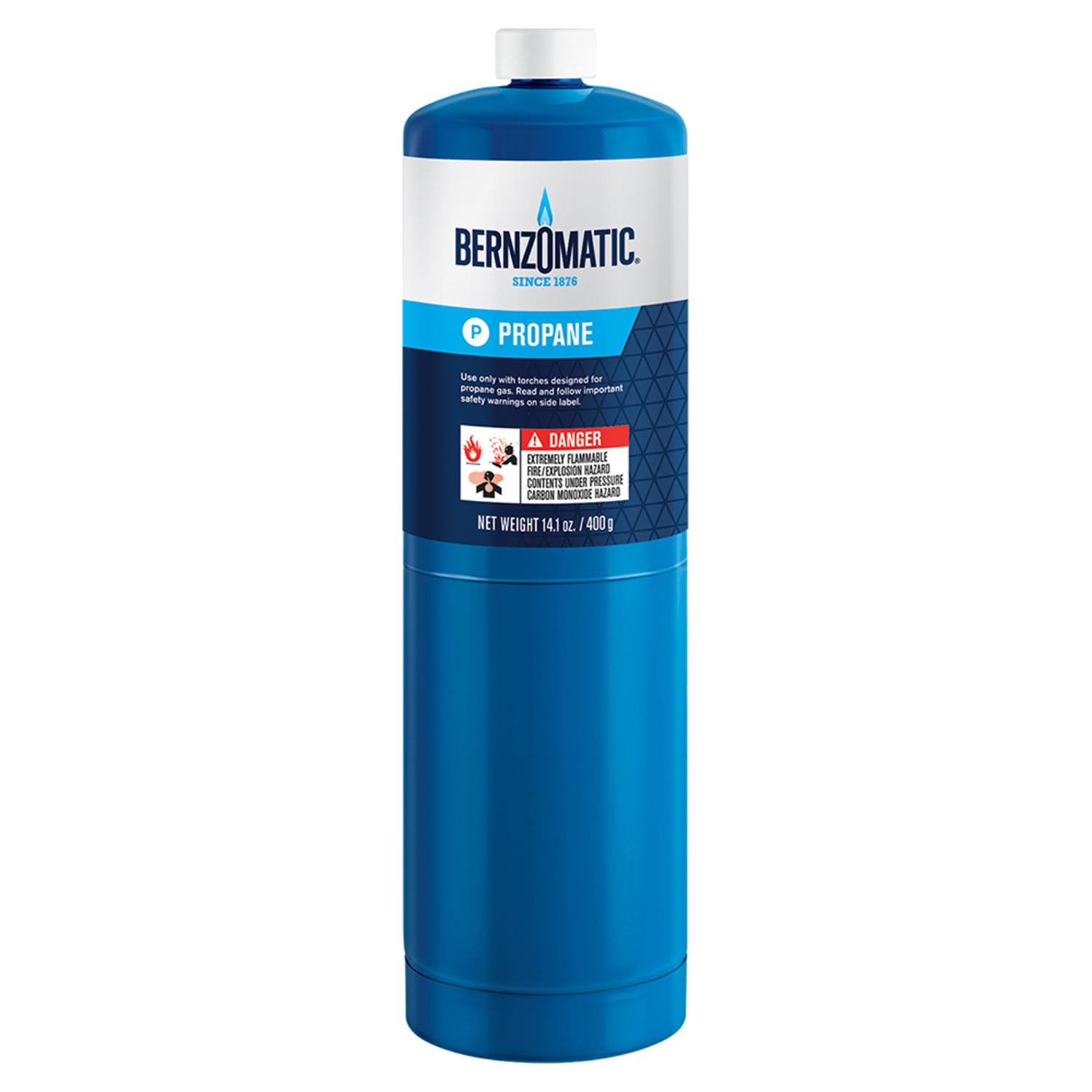 14.1 Oz. Propane Cylinder For Hand Torches – Durable Steel Construction