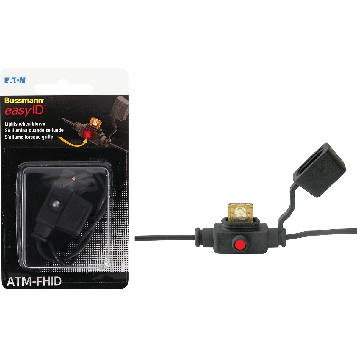 20-amp #16 Easy Id Illuminating Atm Blade Fuse Holder With Led Indicator