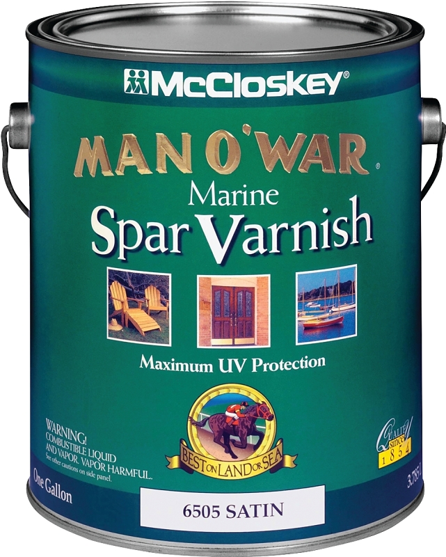 McCLOSKEY Marine Spar Varnish, Satin, 1-Gallon