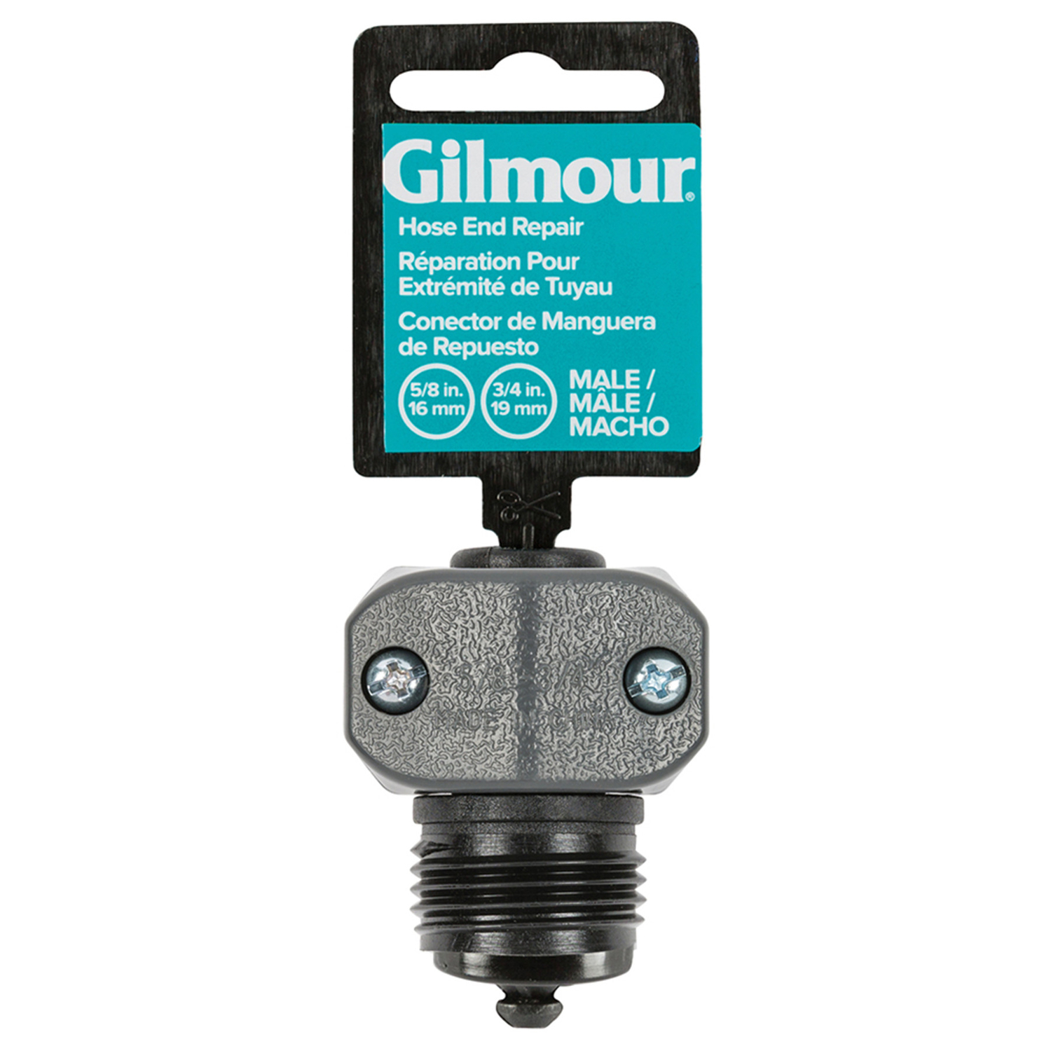 5/8 & 3/4 In. Nylon Threaded Male Hose Coupling – Durable Hose Repair Solution