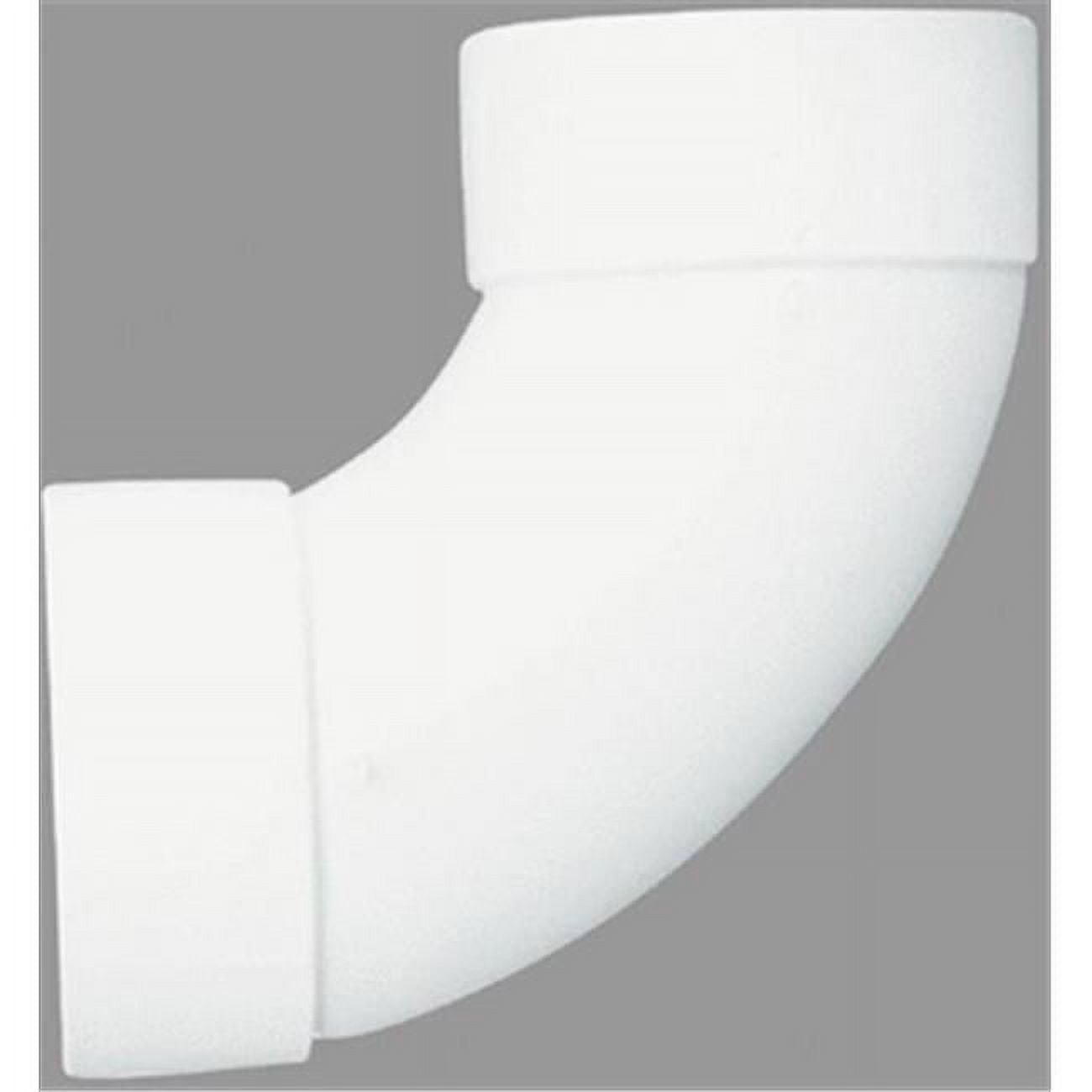 3-inch Pvc Pipe Long Turn Elbow, 90-degree, Hub X Hub Fitting