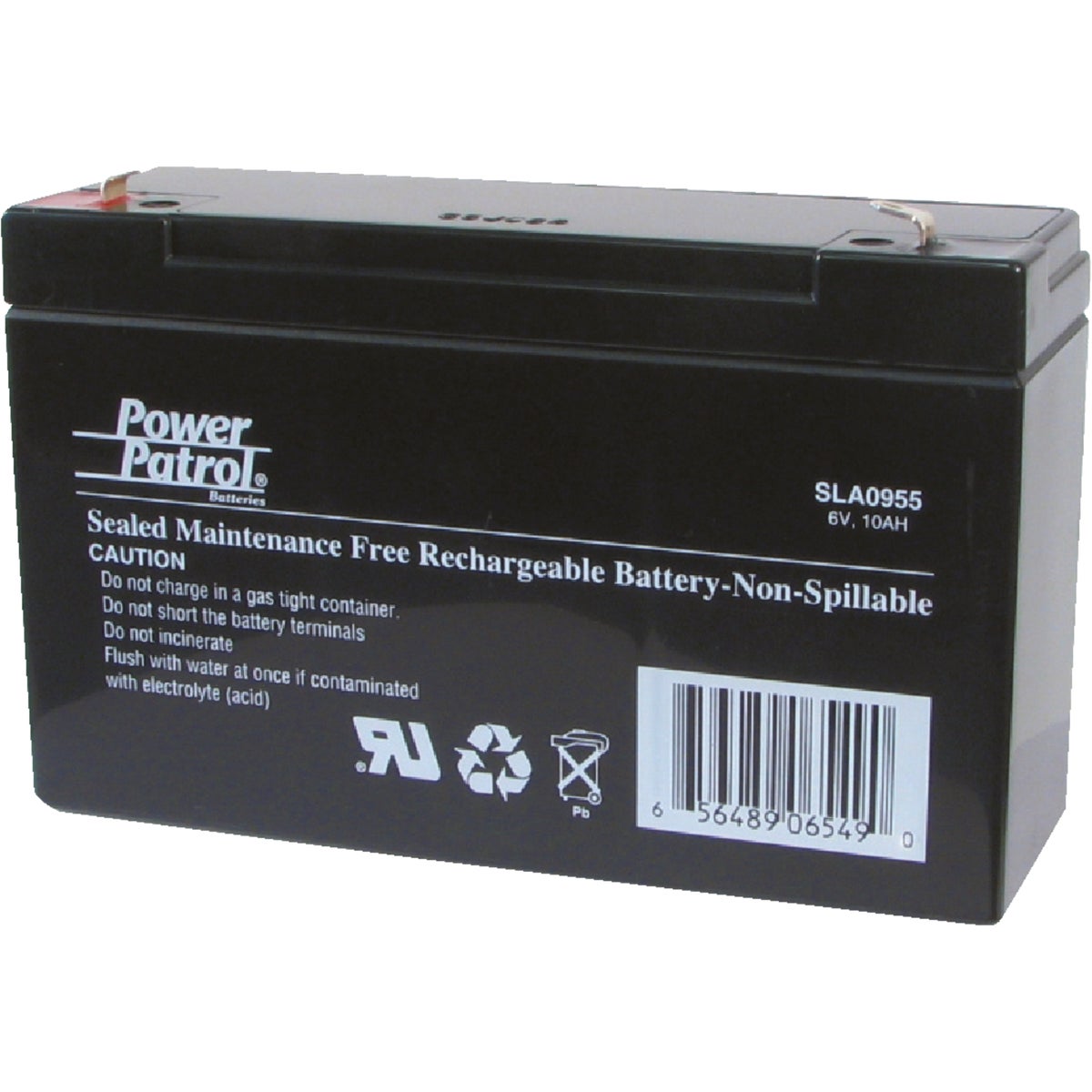 Sealed Lead Acid Battery, 6-Volt, 10-Amp 1007