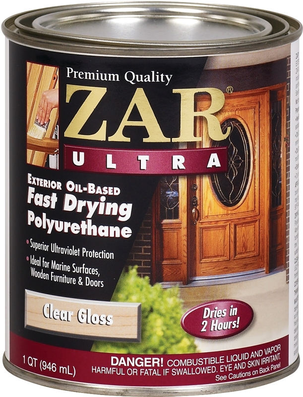 Exterior Polyurethane UV, Oil Base Gloss, 1 Qt.