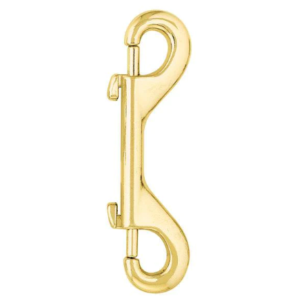 Solid Brass Double Snap, 4-inch, Model #162