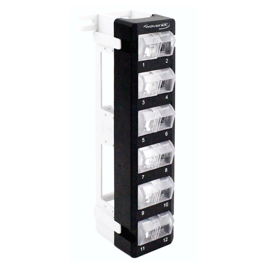 Wavenet BPPWM-12 Wall Mount 12 Keystone Patch Panel