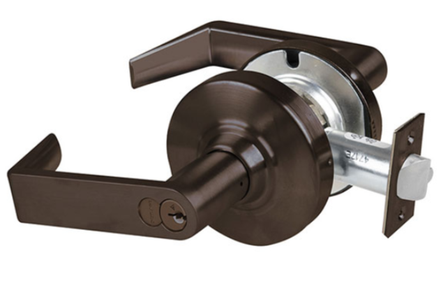 Schlage ALX53-R-RHO-613 S123 234 Rhodes Lever Lock, Grade 2, FSIC Prep, Schlage IC Core, Oil Rubbed Bronze