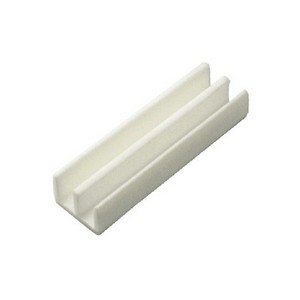 Plastic Upper Guide for 1/4″ By-Passing Wood/Glass Doors White 12′ Epco 2214-WH