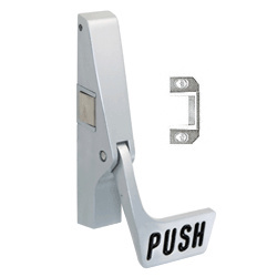 CRL 311095PLC628 Satin Aluminum Jackson 10 Series Left Hand Reverse Bevel Panic Exit Device