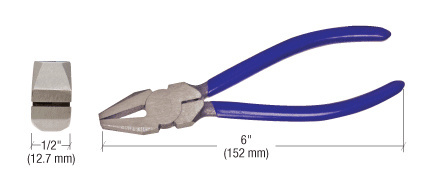 CRL 3416 6″ Straight Jaw Glass Pliers