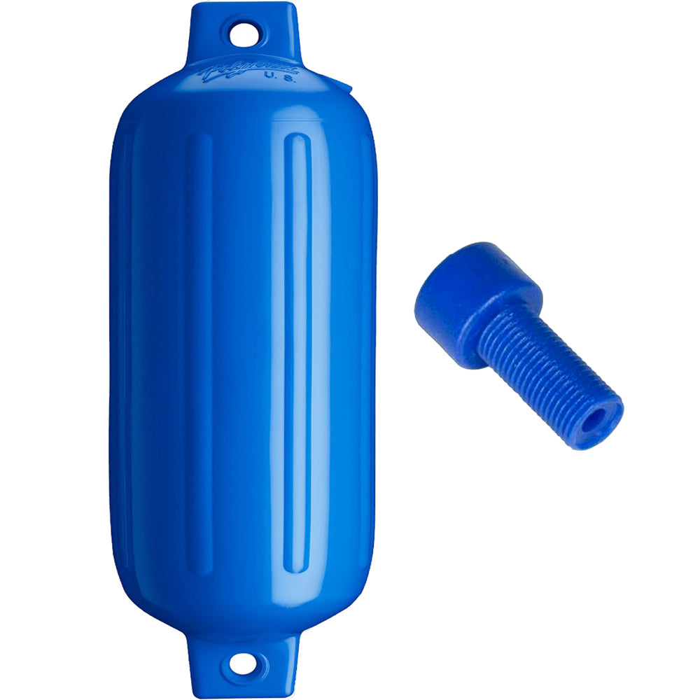 Polyform G-6 Twin Eye Fender 11″ x 30″ – Blue w/Adapter [G-6-BLUE]